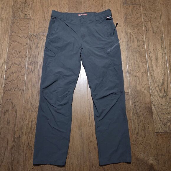 Simms Guide Series Pants Men's XL Stretch Cargo Performance Nylon Fishing - Picture 1 of 9